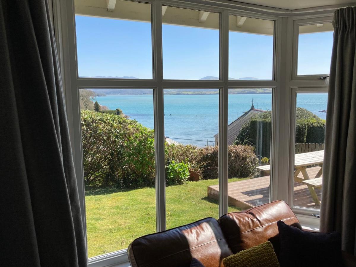 Tegfryn , 5*, Sea View, Borth Y Gest Villa Porthmadog Bagian luar foto